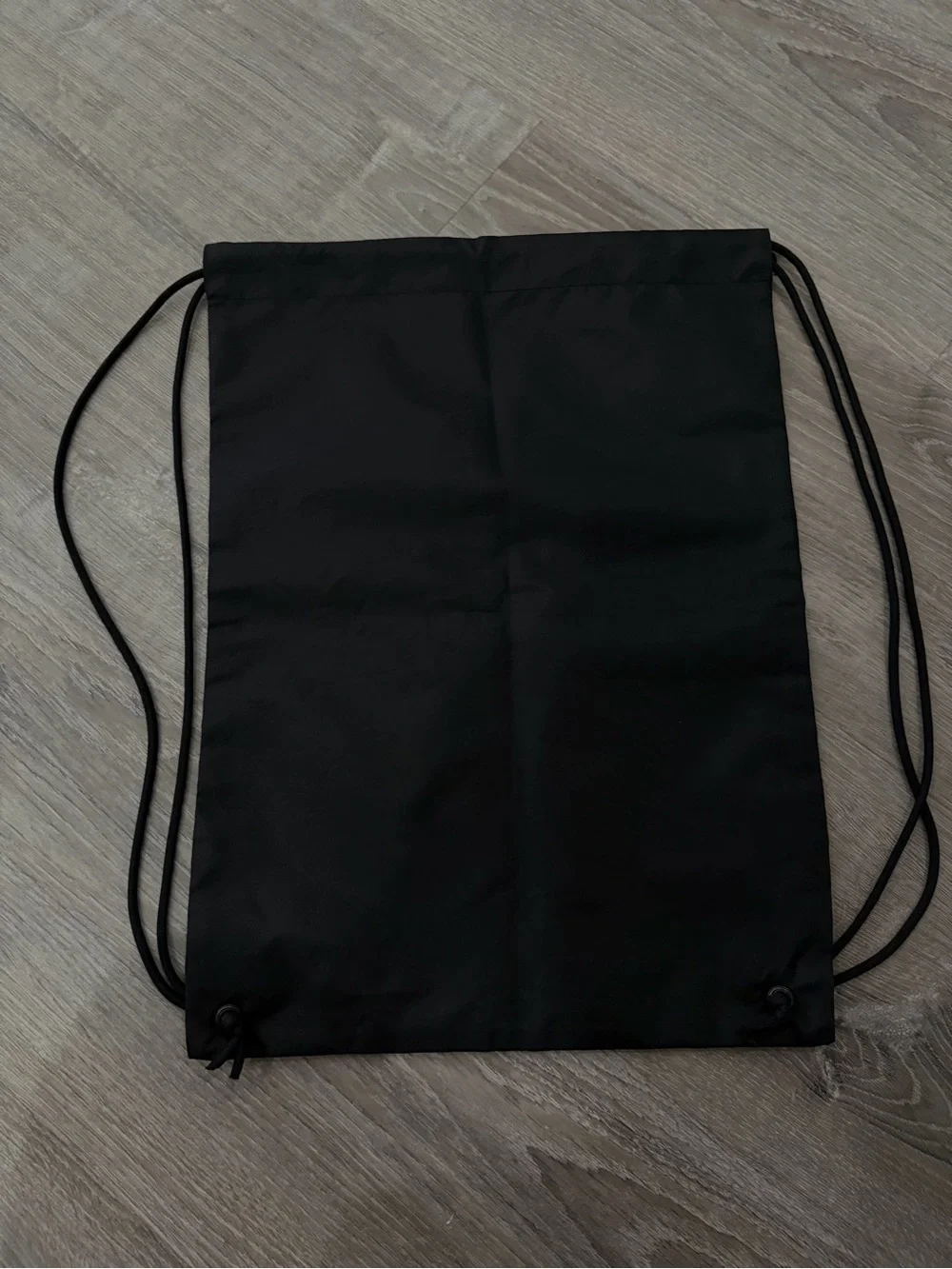 Balenciaga Black Drawstring Backpack